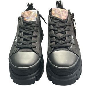 PALLADIUM Revolt Lo TX Platform Sneakers Women’s 8 Black/Black Shoes